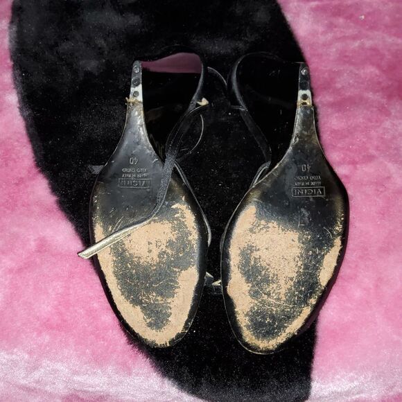 Giuseppe Zanotti Satin Black Heels - Picture 5 of 6